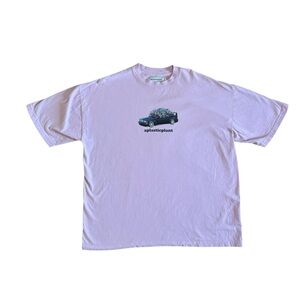 aplasticplant Evo II Flower Tee (Light Pink)